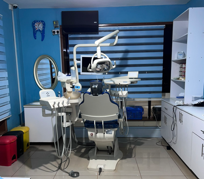 Modern dental chair at Nextcare Dental Studio